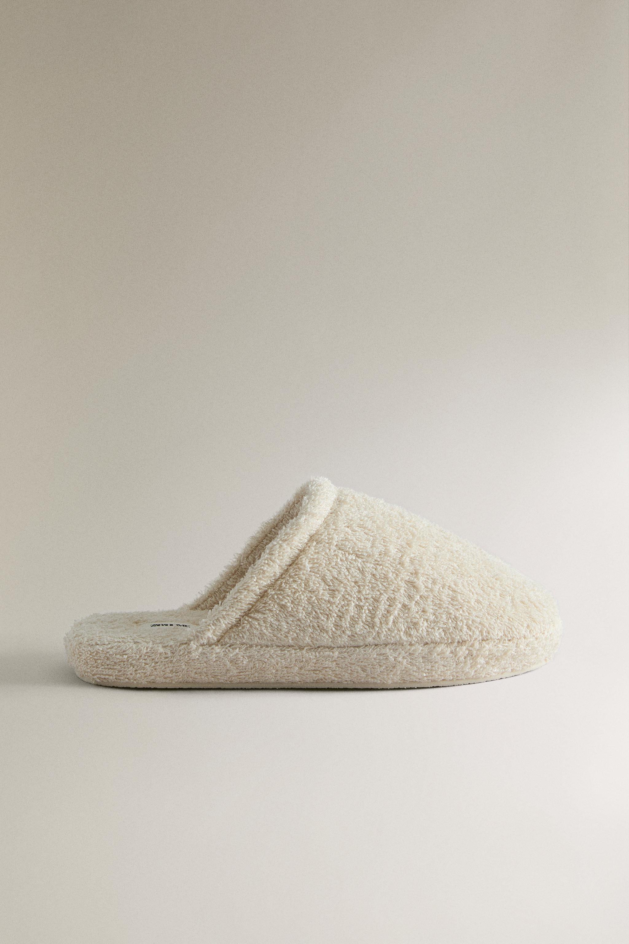 TERRY FLATFORM SLIPPERS
